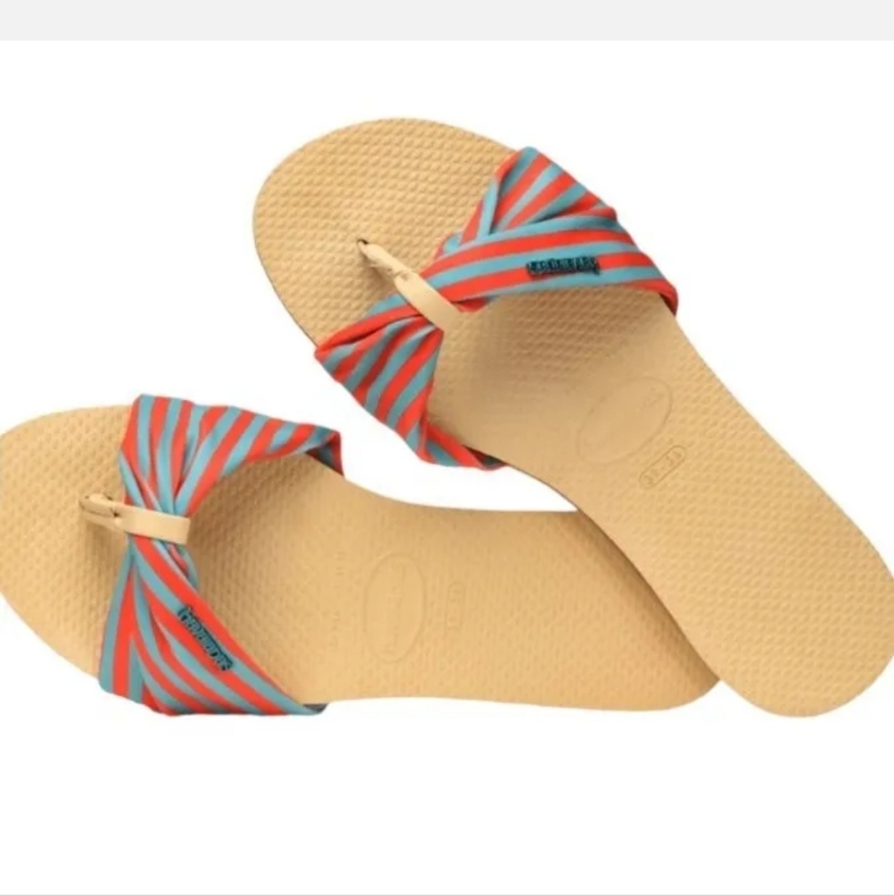 Havaianas Alpargatas St.Tropez flip flop sandals, size 9